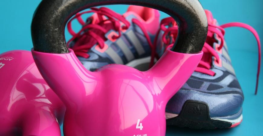 Billede af pink kettlebell Billede af pink kettlebell