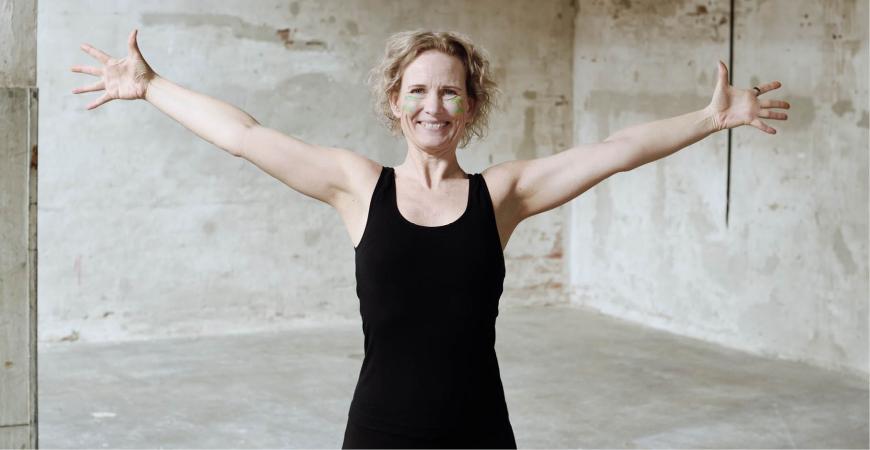 Tina Blomstergren, yoga